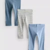 0–18 hónap | 3 db-os újszülött leggings