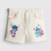 1,5–8 év | Disney Stitch kontrasztos Stitch farmerrövidnadrág