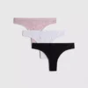 3 db-os csomag varratmentes jacquard tanga