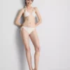 3D-s virágmintás háromszög alakú bikini felső
