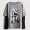 6–15 éves korosztály | K-pop Demon Hunters csipkés, hosszú ujjú póló