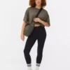 Magas derekú jersey leggings