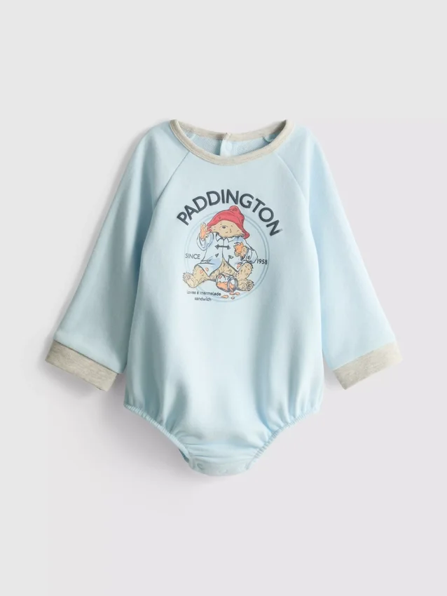 0–18 hónap | Paddington Bear hosszú ujjú újszülött body