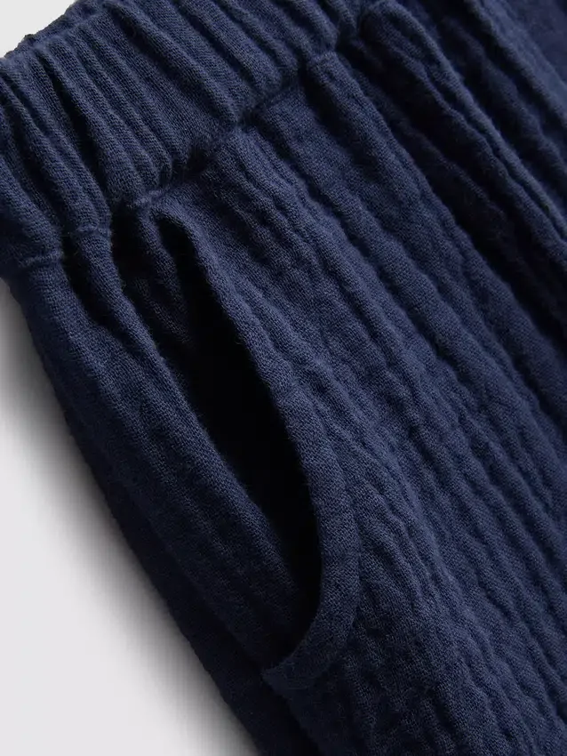 0–24 hónap | Cheesecloth ing és rövidnadrág szett