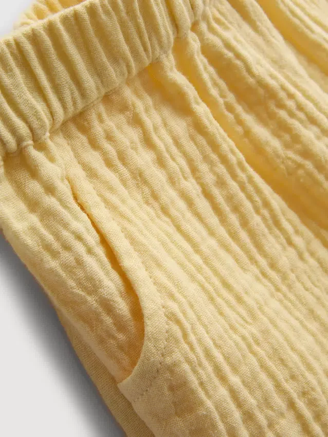 0–24 hónap | Cheesecloth ing és rövidnadrág szett
