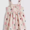 0–36 hónap | Disney Minnie Egér és Daisy Kacsa mintás, texturált smockruha