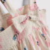 0–36 hónap | Disney Minnie Egér és Daisy Kacsa mintás, texturált smockruha