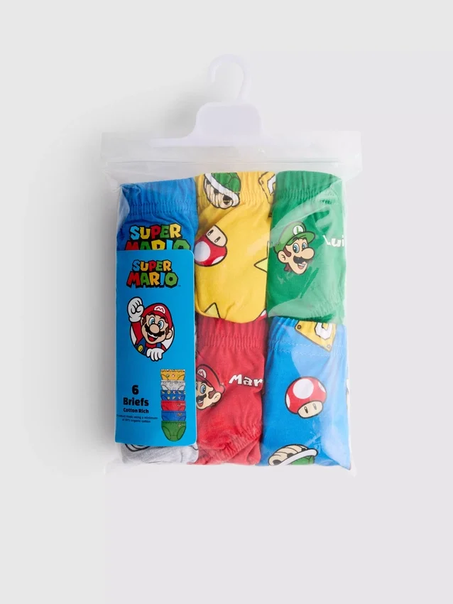 1,5–10 év | 6 db-os Super Mario bugyi