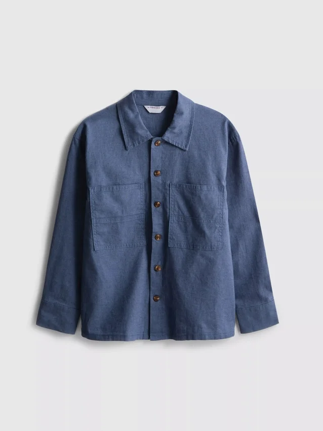 1,5–12 év | The Edit lenkeverékből készült overshirt
