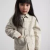 1,5–12 év | The Edit pamut, csíkos denim zakó