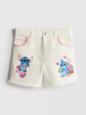 1,5–8 év | Disney Stitch kontrasztos Stitch farmerrövidnadrág