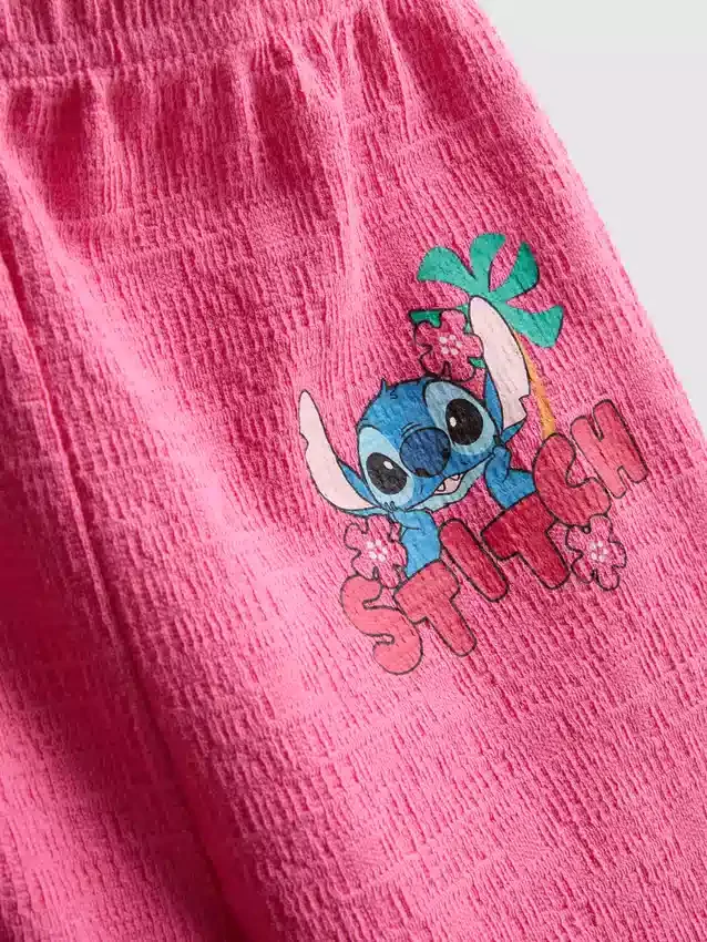 1,5–8 év | Disney Stitch ric rac felső és nadrág szett