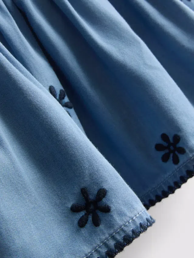 1,5–9 éves | chambray blúz és rövidnadrág szett