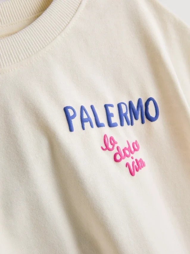 1,5–9 éves korig | Palermo grafikus, téglalap alakú póló