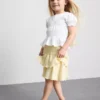 1,5–9 éves korig | Ráncolt peplumos felső