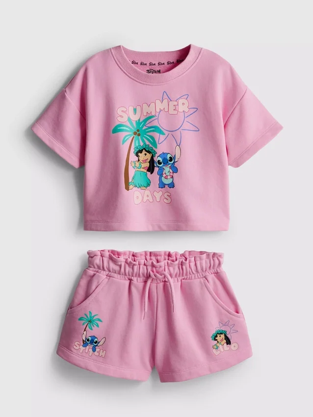 1,5–9 éves korosztály | Disney Stitch póló és rövidnadrág szett