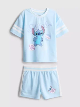 1,5–9 éves korosztály | Disney Stitch póló és rövidnadrág szett