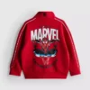 1,5–9 éves korosztály | Marvel Pókember cipzáras, tölcsérnyakú pulóver