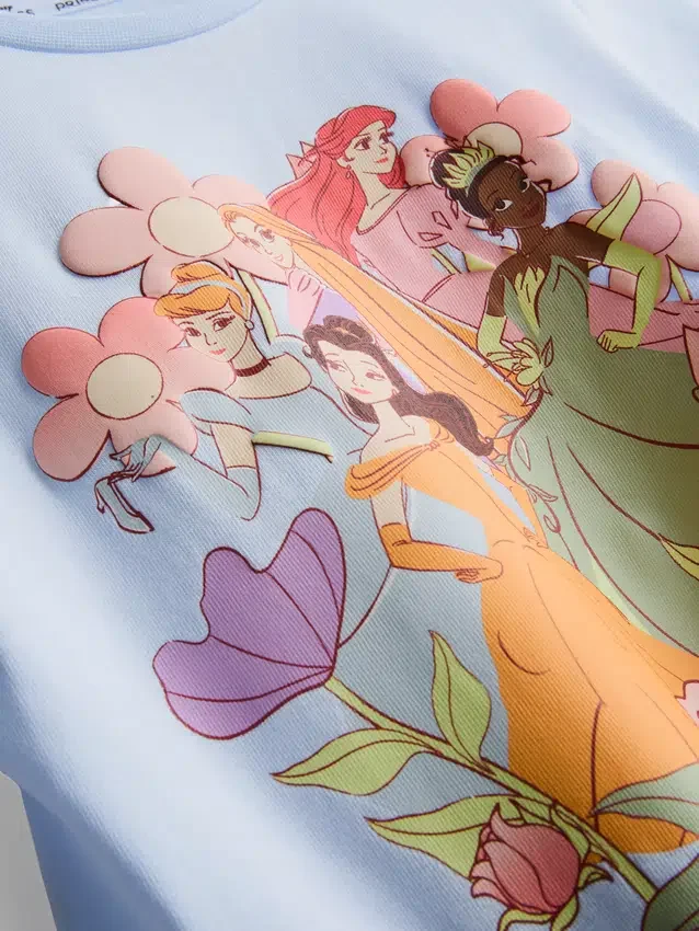 1–9 éves korosztály | Disney-hercegnős póló és tutu szoknya szett