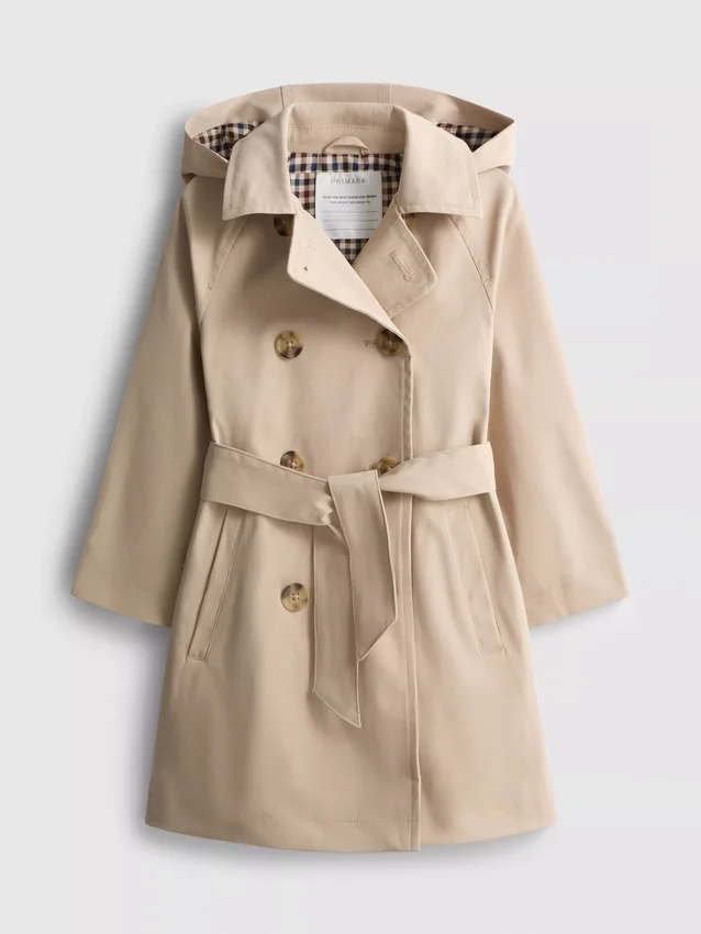 1–9 éves korosztály | kapucnis trenchcoat