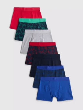 2–15 éves korig | 7 db-os csomag játékos mintás úszónadrág