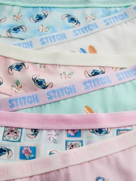 2–15 éves korosztály | 6 db-os csomag Disney Stitch hipster alsónadrág