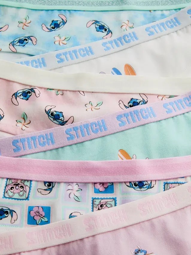 2–15 éves korosztály | 6 db-os csomag Disney Stitch hipster alsónadrág