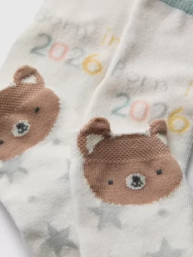 2 db „Born in 2026” zokni