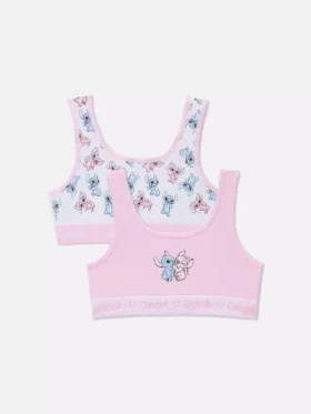 2 db Disney Stitch és Angel varratmentes rövid felső