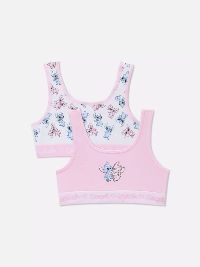 2 db Disney Stitch és Angel varratmentes rövid felső