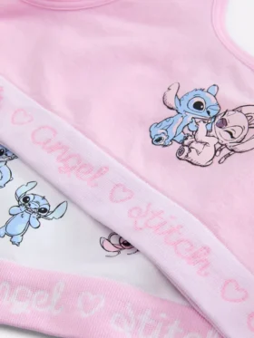 2 db Disney Stitch és Angel varratmentes rövid felső