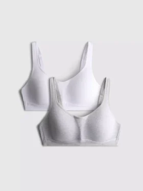 2 db „Love to Lounge” pamut bralette