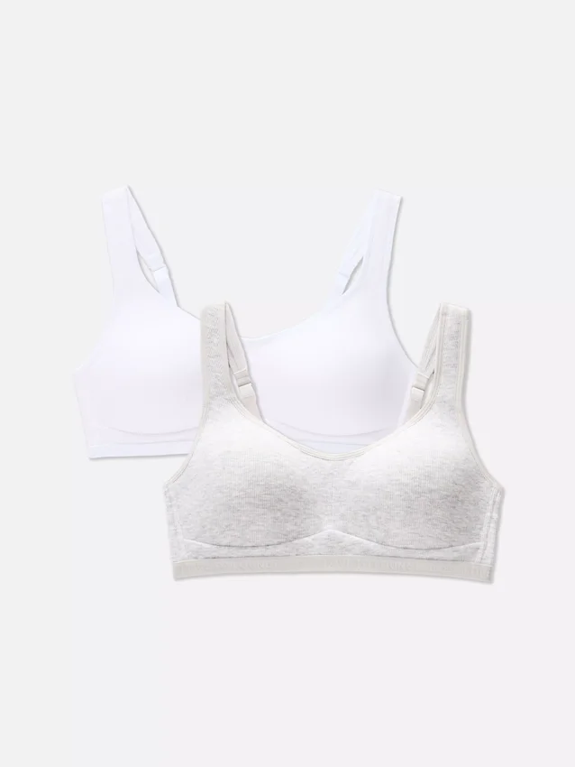 2 db „Love to Lounge” pamut bralette