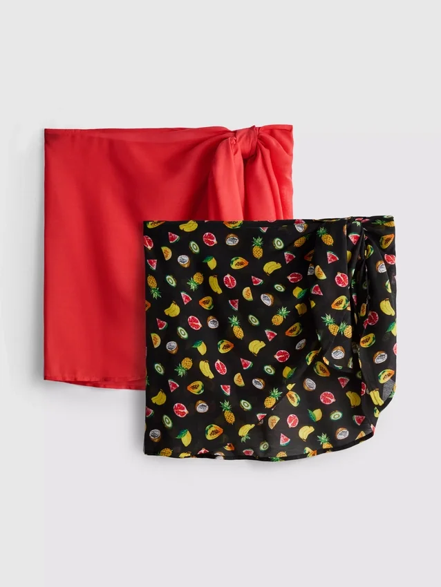 2 db nyomtatott mini sarong