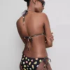 2 db-os nyomtatott háromszög alakú bikini felső