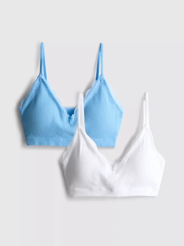 2 db-os, varratmentes csipkés bralette