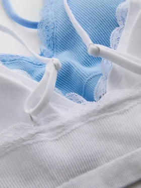 2 db-os, varratmentes csipkés bralette
