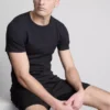2 db rövid ujjú, bordázott póló