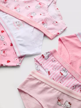 3–15 éves korosztály | 6 db-os Hello Kitty hipster alsónadrág