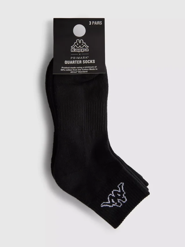 3 darabos Kappa x Primark negyedhosszú zokni