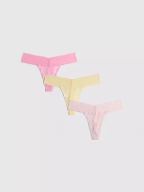3 db-os csipkés bandeau tanga szett