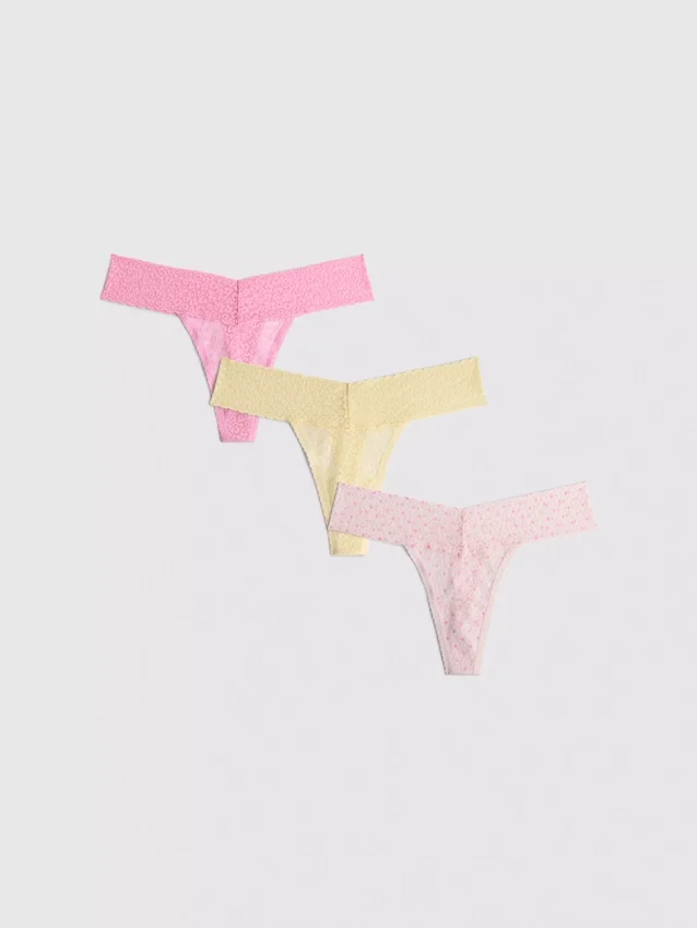 3 db-os csipkés bandeau tanga szett