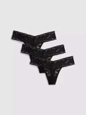3 db-os csipkés bandeau tanga szett