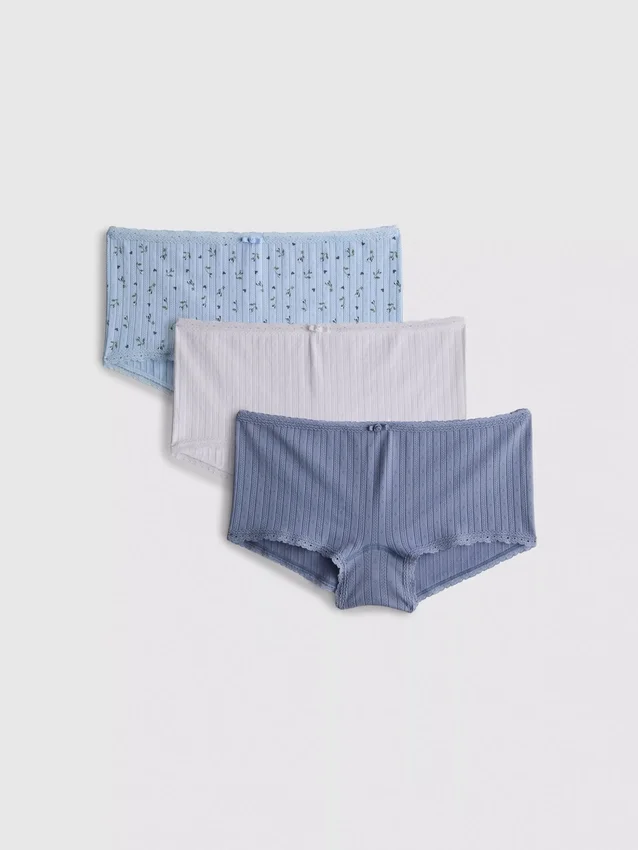 3 db-os csomag varratmentes mini boyshorts