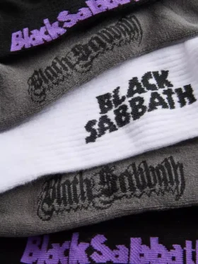 3 db-os fekete Sabbath zokni