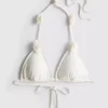 3D-s virágmintás háromszög alakú bikini felső