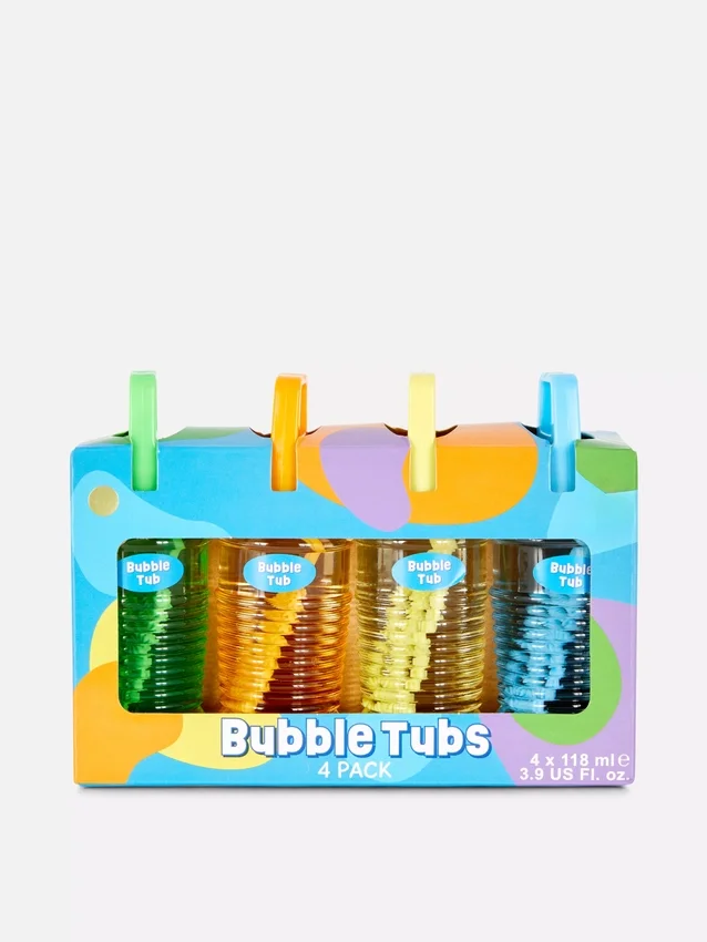 4 darabos buborékfújó készlet