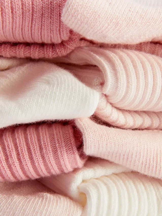 4 darabos csomag szegélyes csecsemő zokni