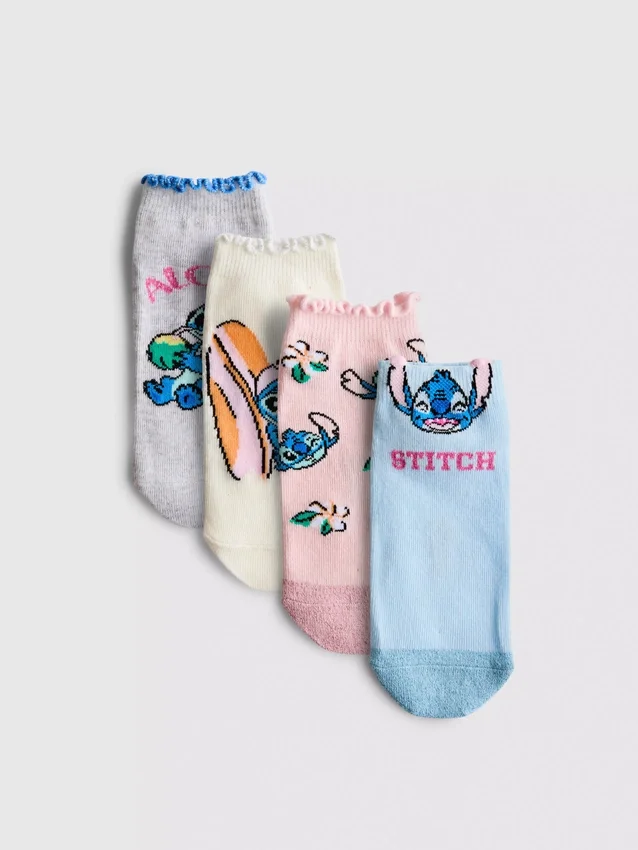 4 darabos Disney Stitch cipőzokni-csomag