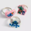 5 darabos Disney Stitch medálos gyűrűk
